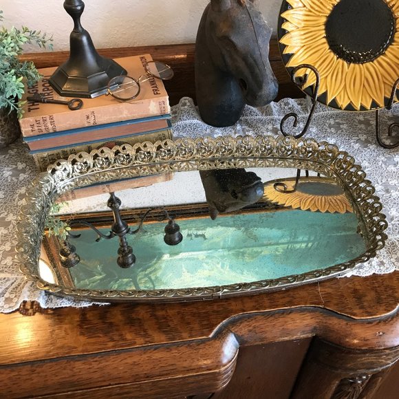 Vintage Other - Vintage Hollywood Regency Vanity mirror
